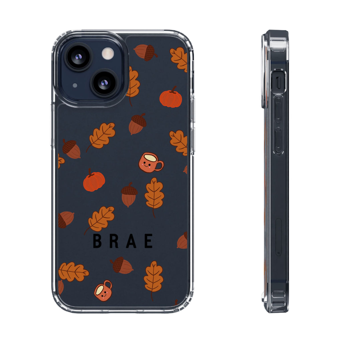 Leaves & Acorns | Clear