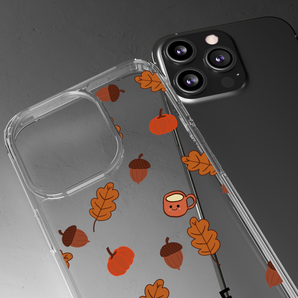 Leaves & Acorns | Clear
