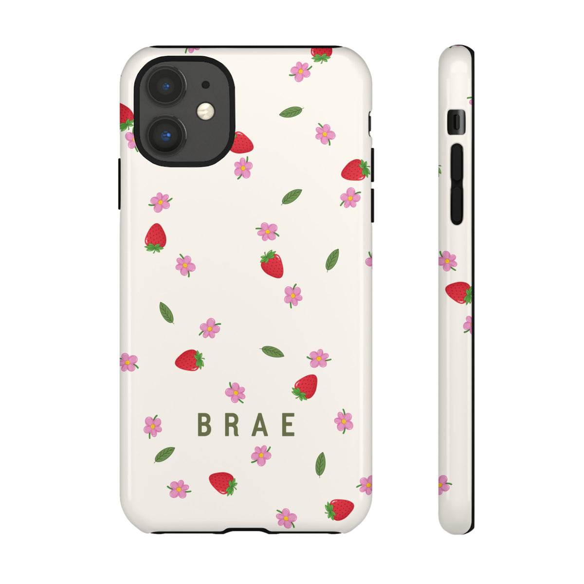 Strawberries and Leaves