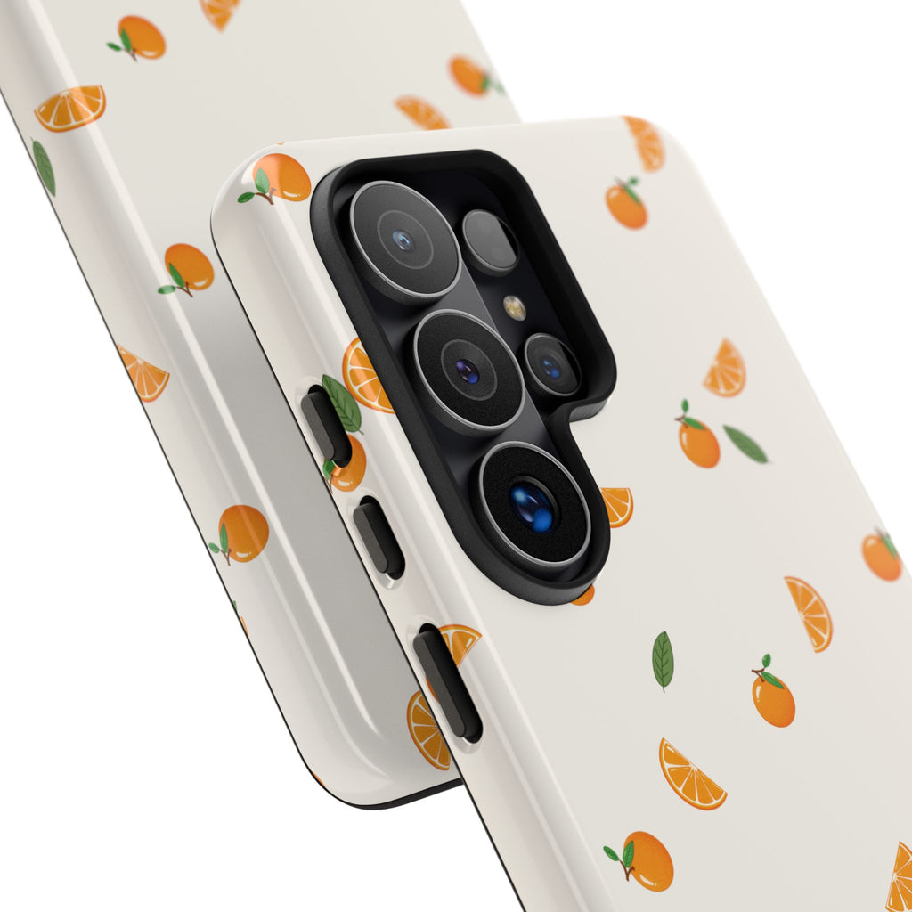 Orange and Leaves