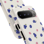 Blueberries and Leaves