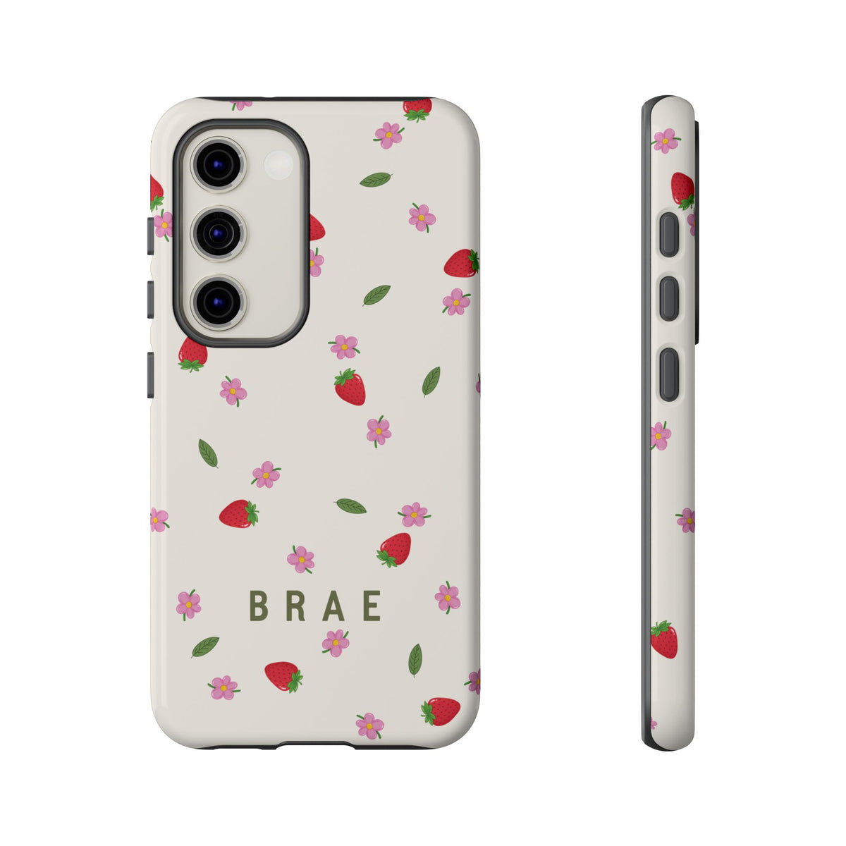 Strawberries and Leaves