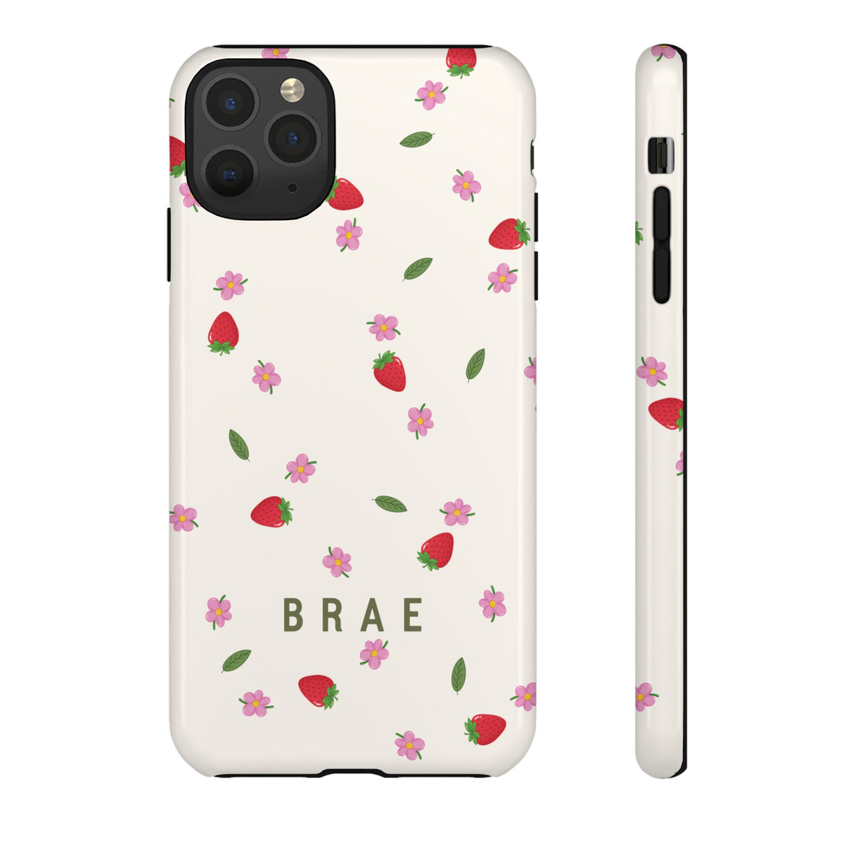 Strawberries and Leaves