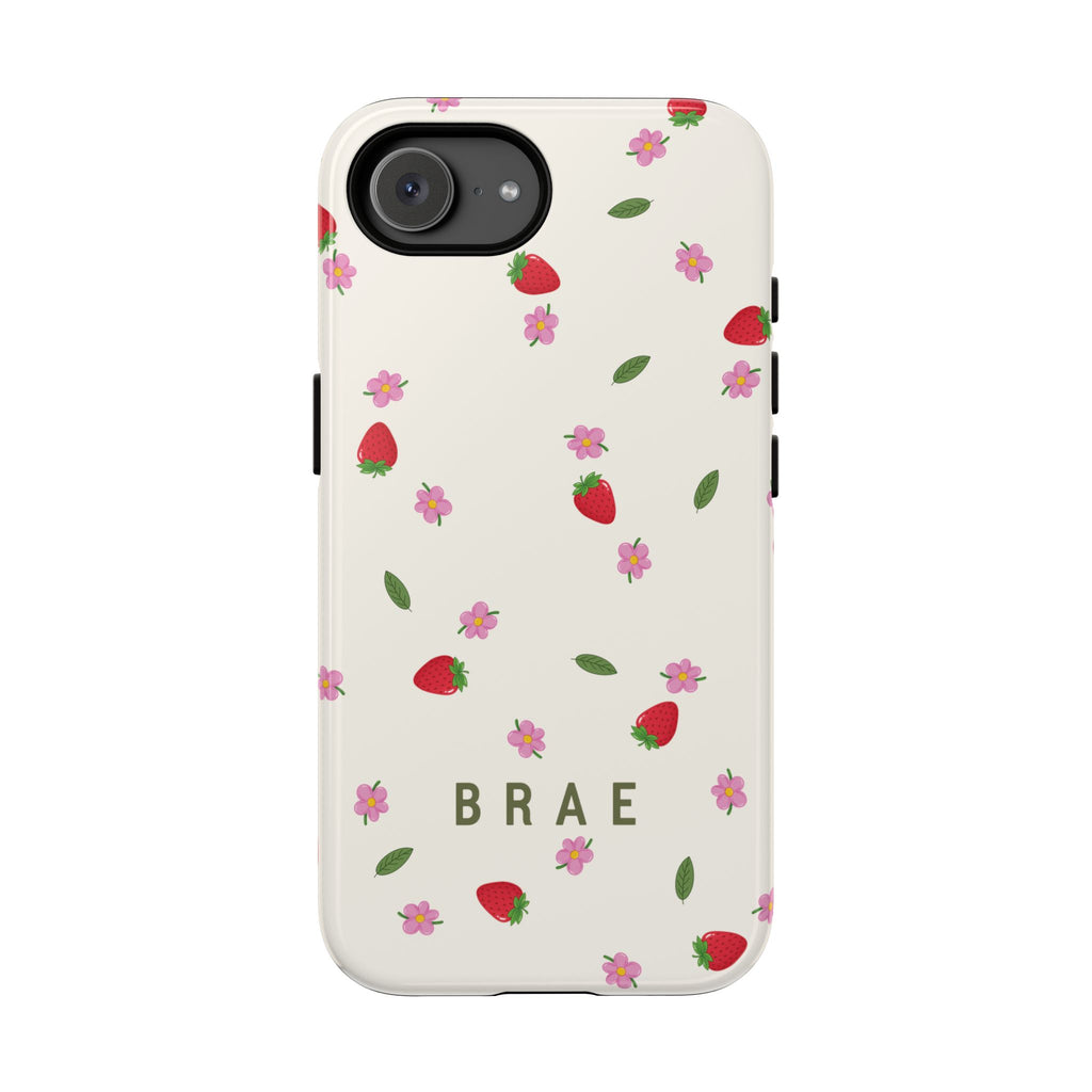 Strawberries and Leaves