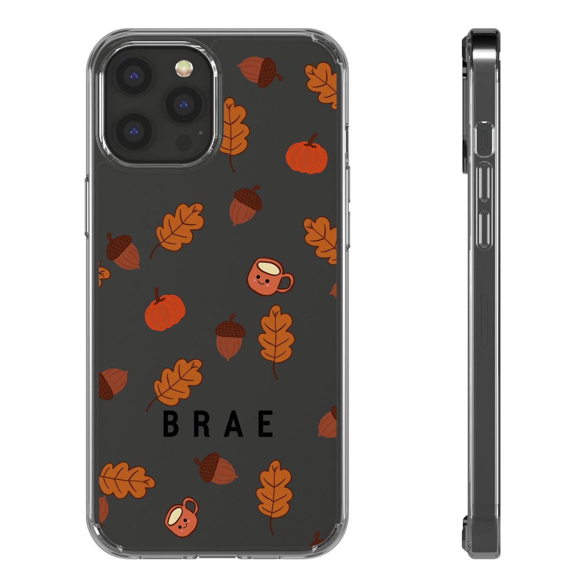Leaves & Acorns | Clear