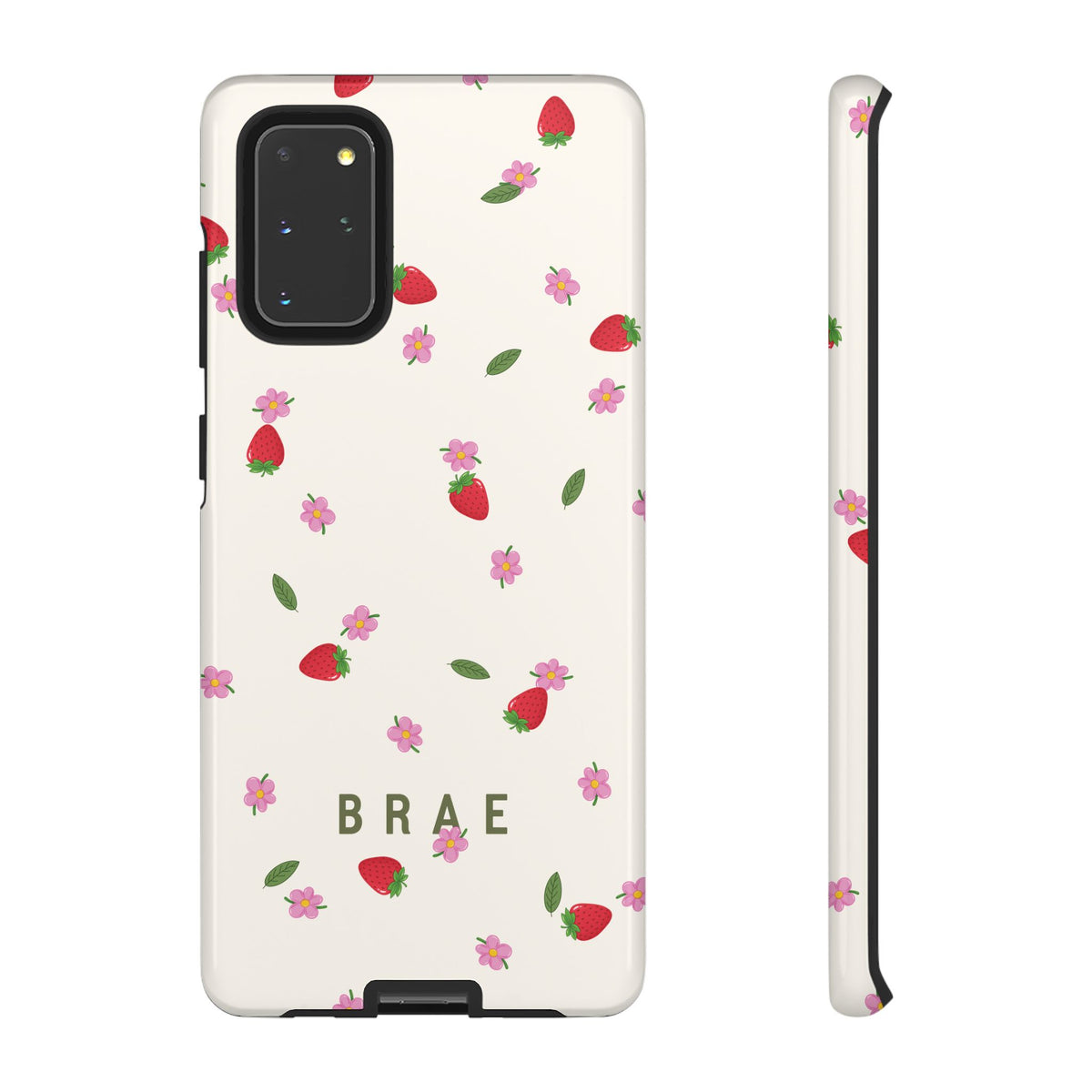 Strawberries and Leaves