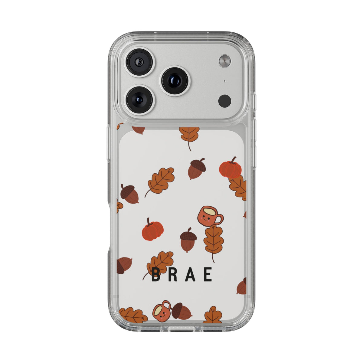 Leaves & Acorns | Clear