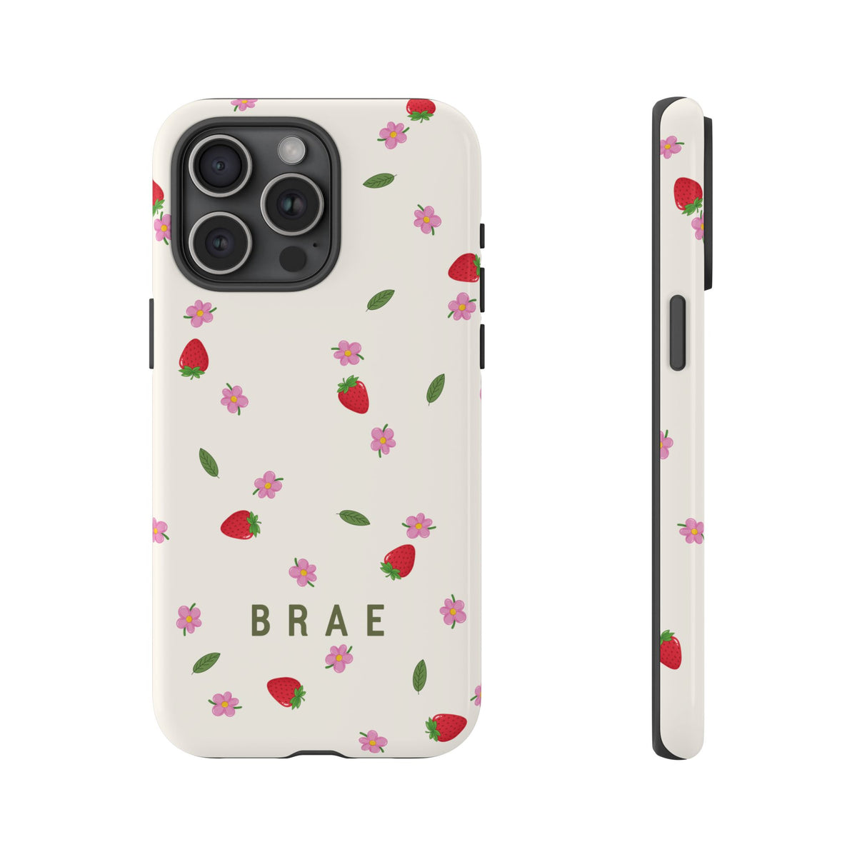 Strawberries and Leaves