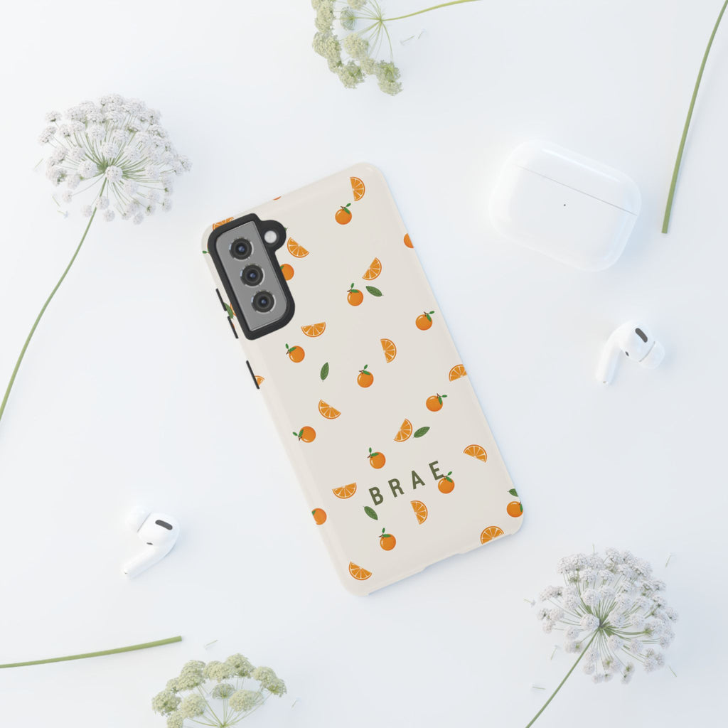 Orange and Leaves