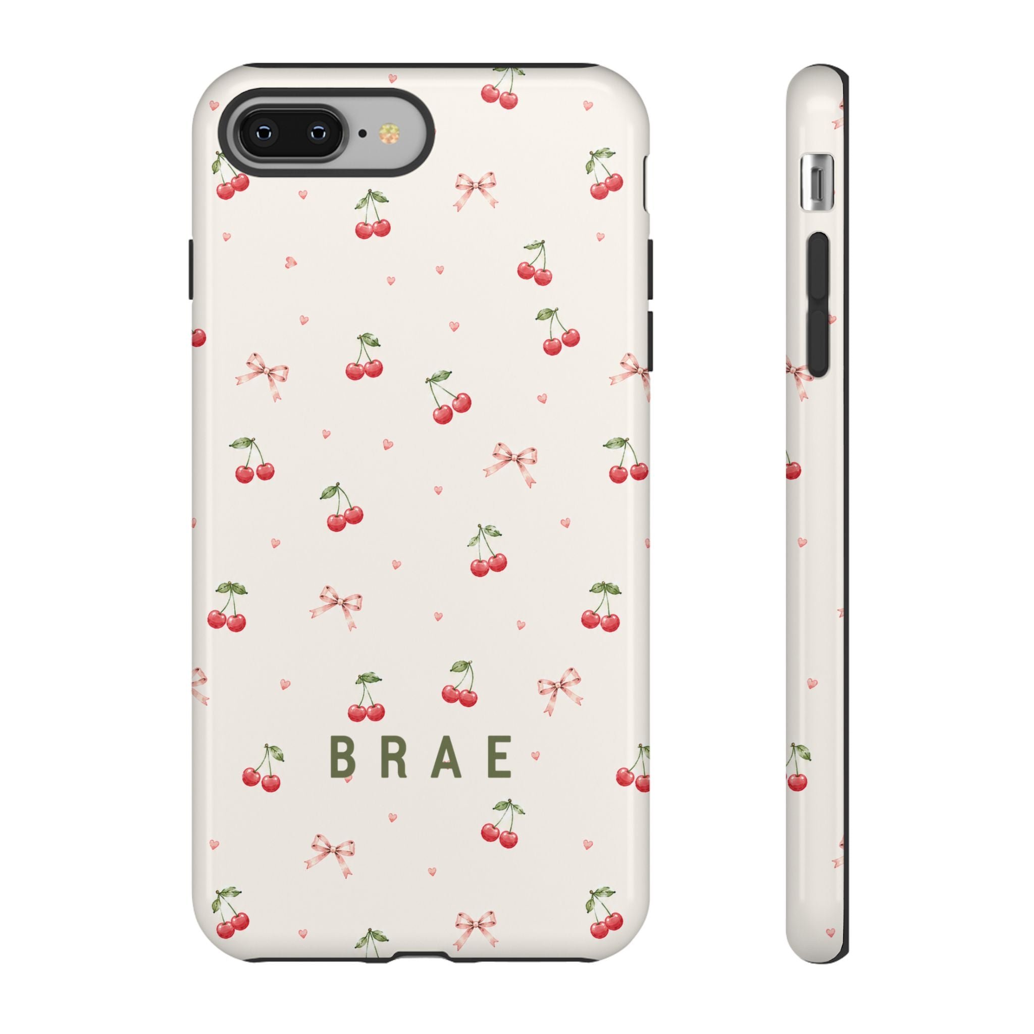 Cherries and Leaves
