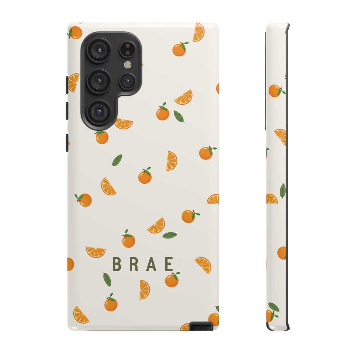 Orange and Leaves