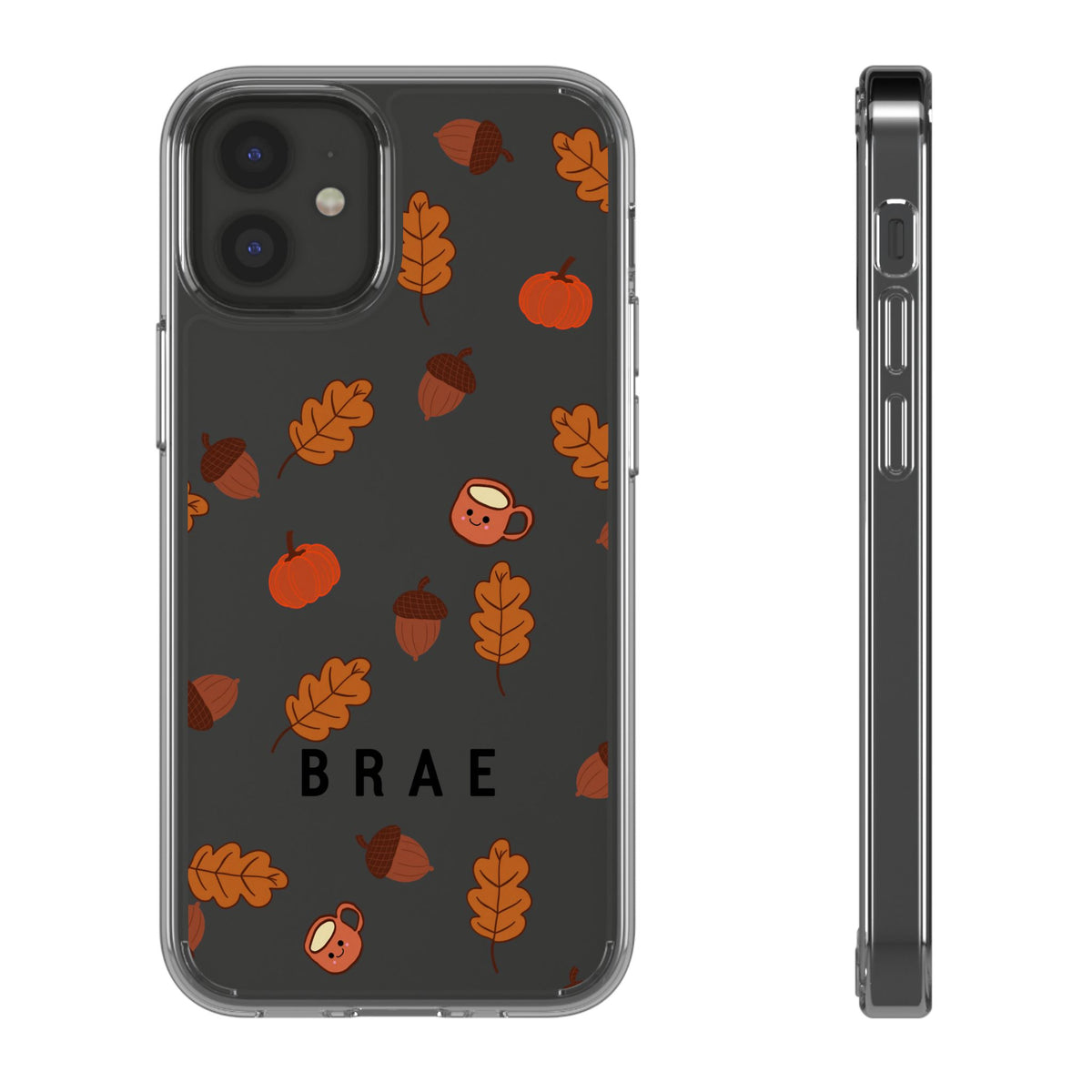 Leaves & Acorns | Clear