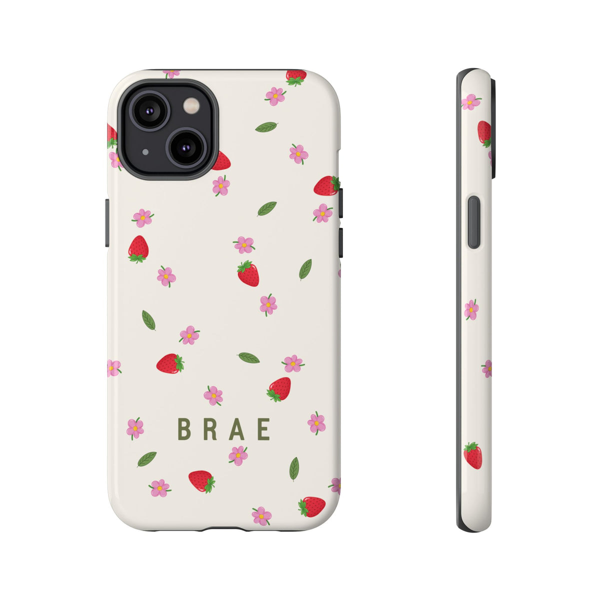 Strawberries and Leaves