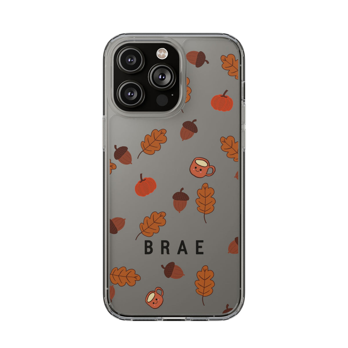 Leaves & Acorns | Clear