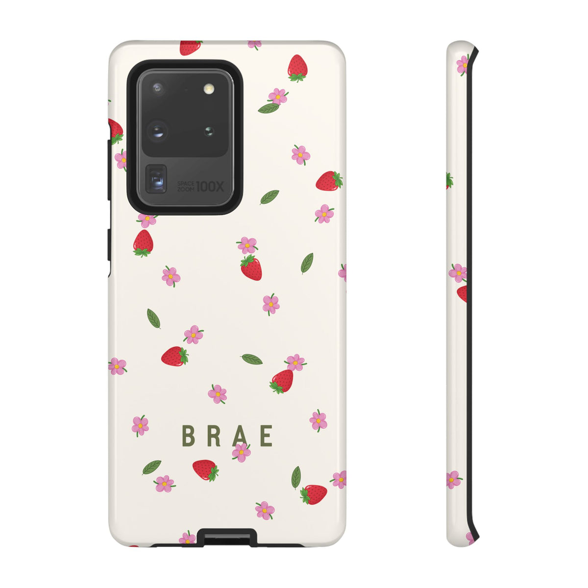 Strawberries and Leaves