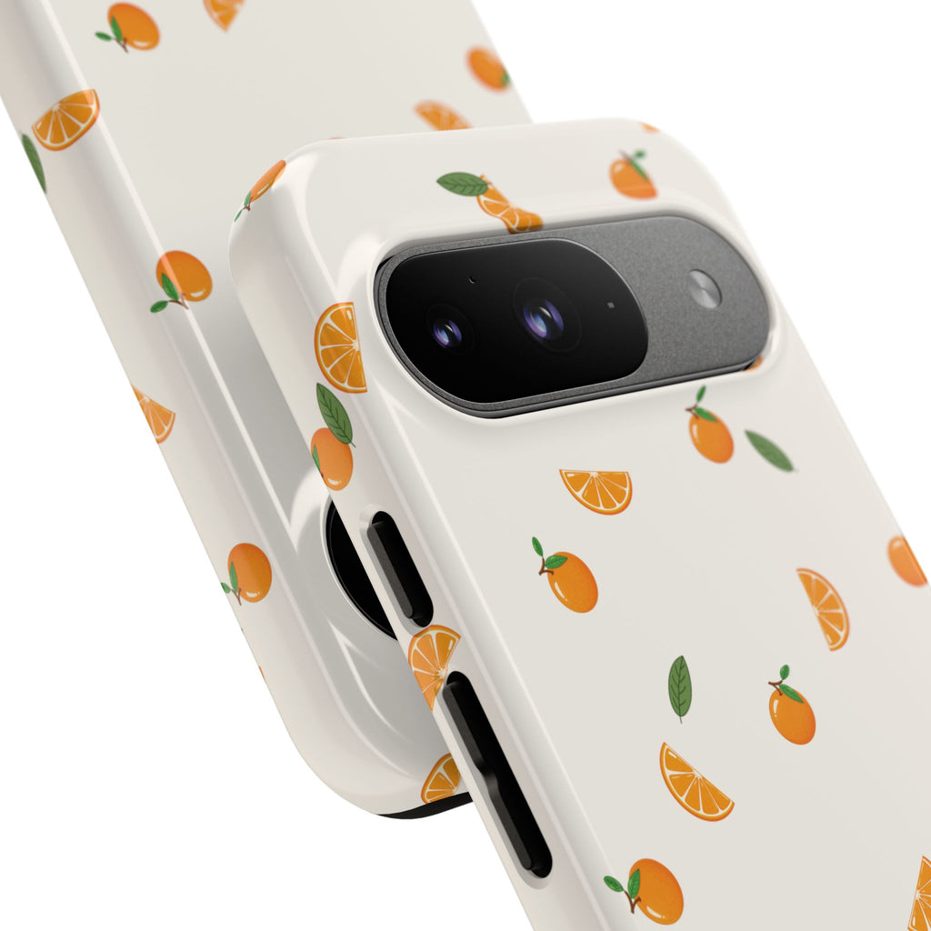 Orange and Leaves