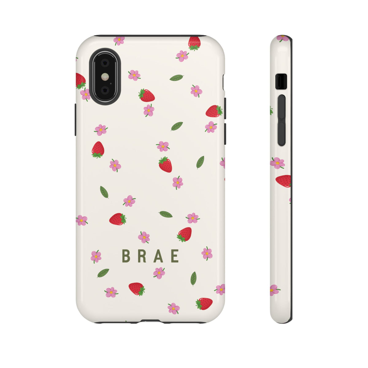 Strawberries and Leaves