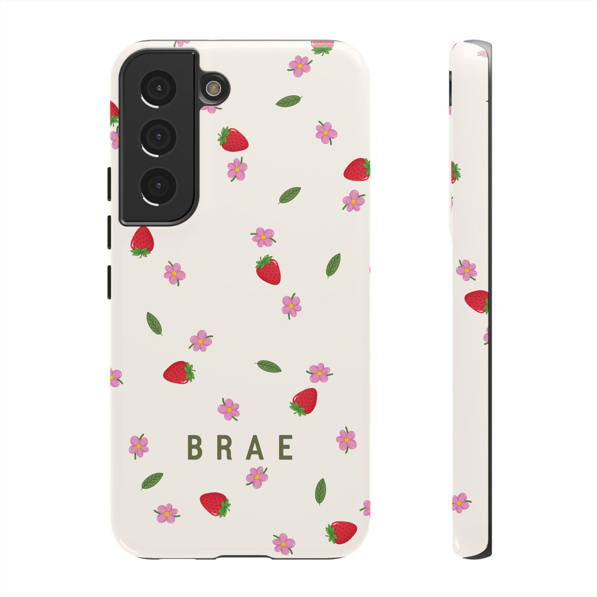 Strawberries and Leaves