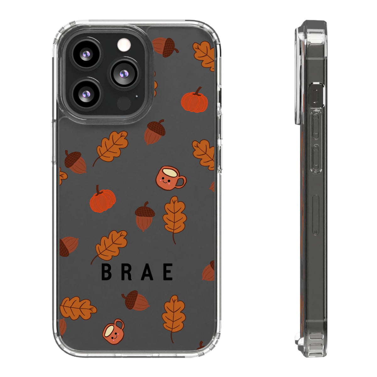 Leaves & Acorns | Clear