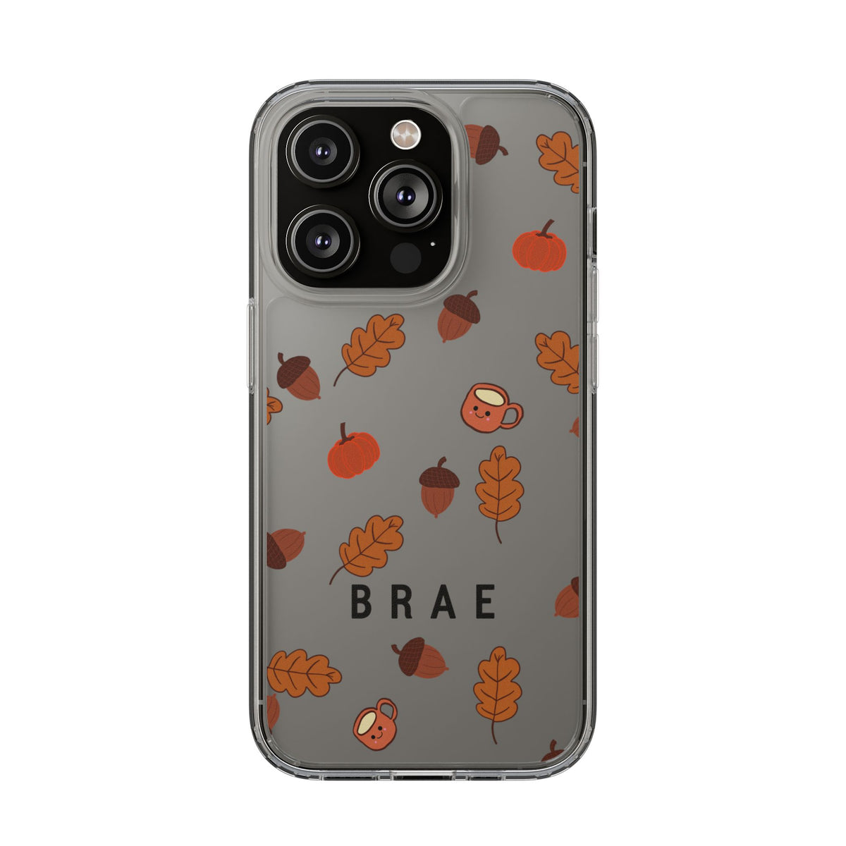 Leaves & Acorns | Clear