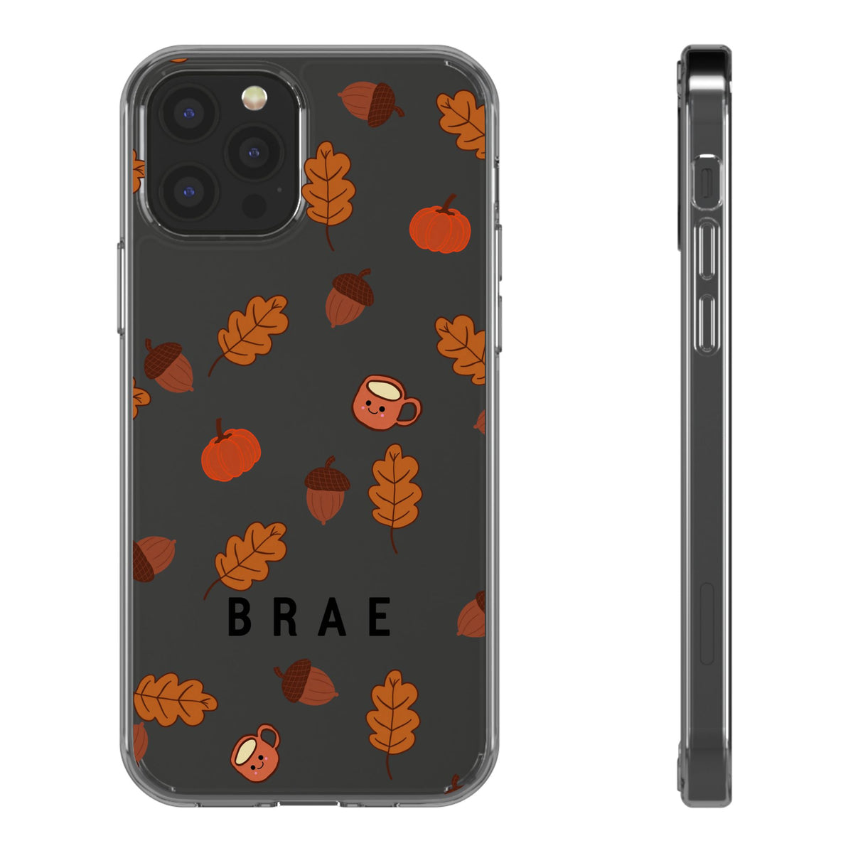 Leaves & Acorns | Clear
