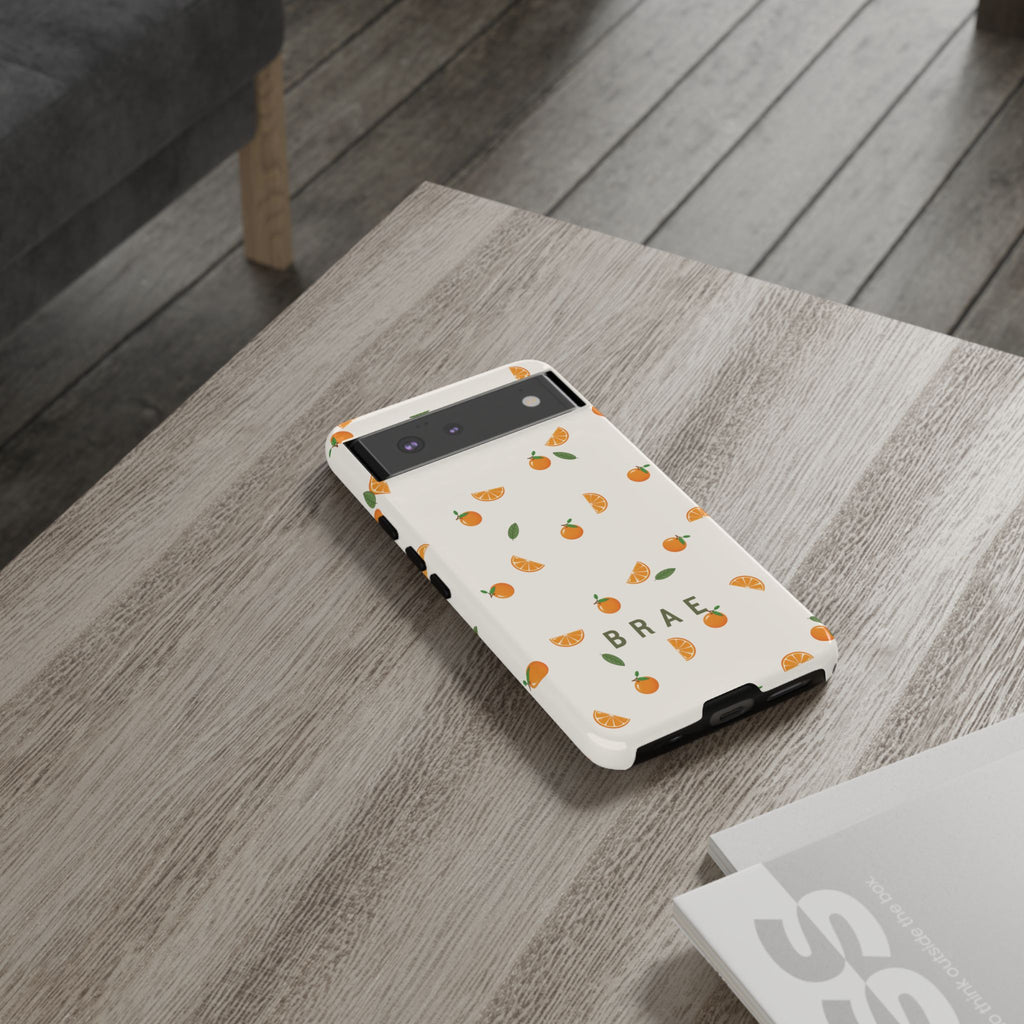 Orange and Leaves