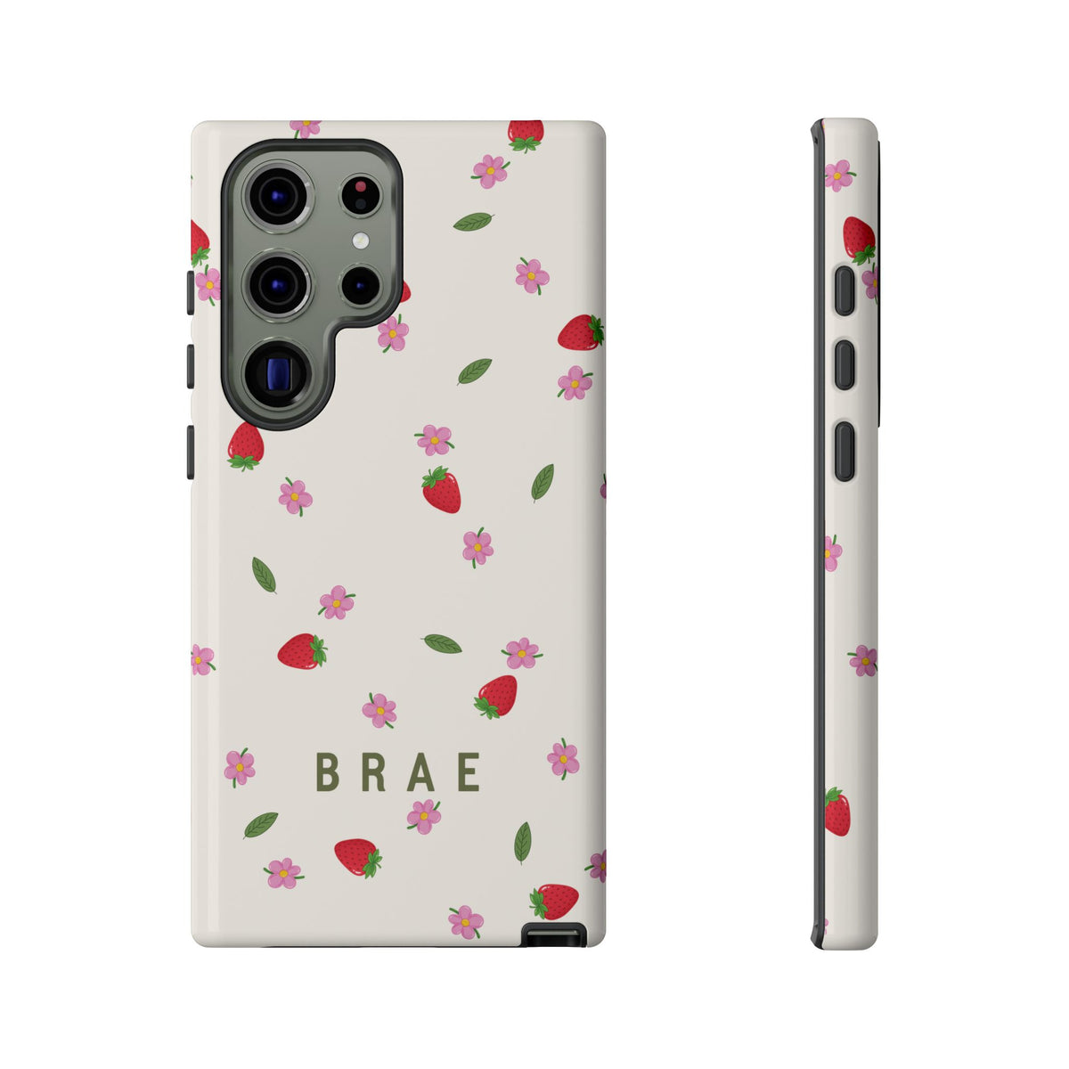 Strawberries and Leaves