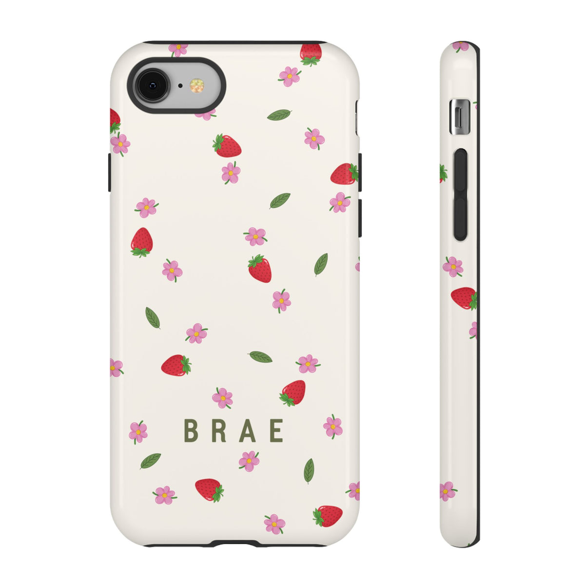 Strawberries and Leaves