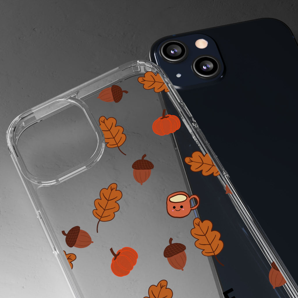 Leaves & Acorns | Clear