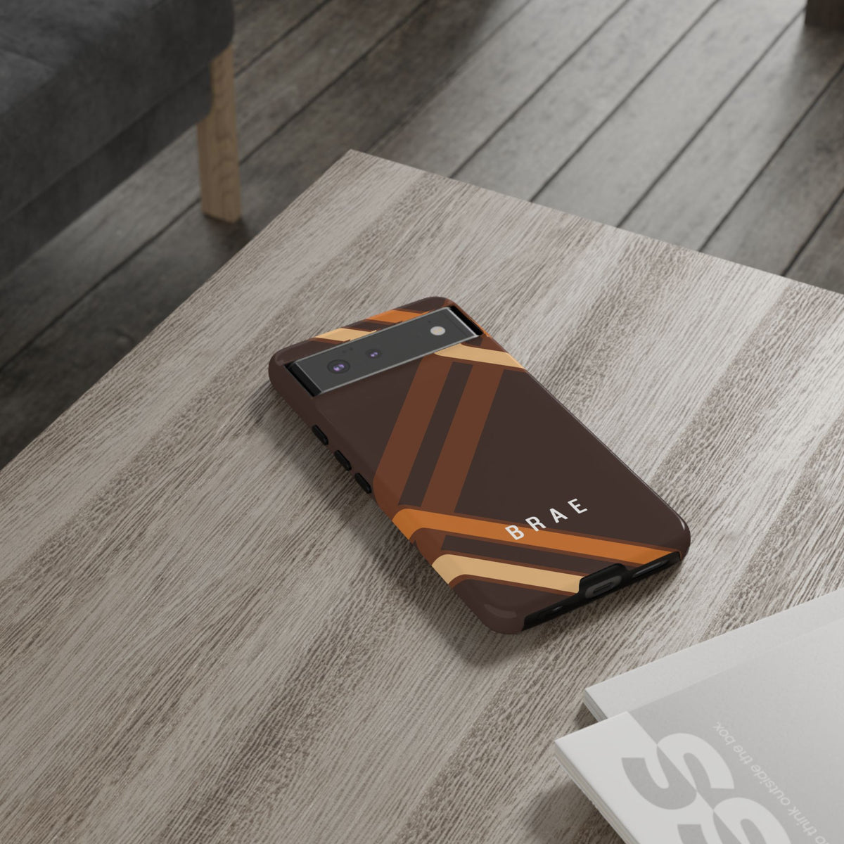 Brown stripes