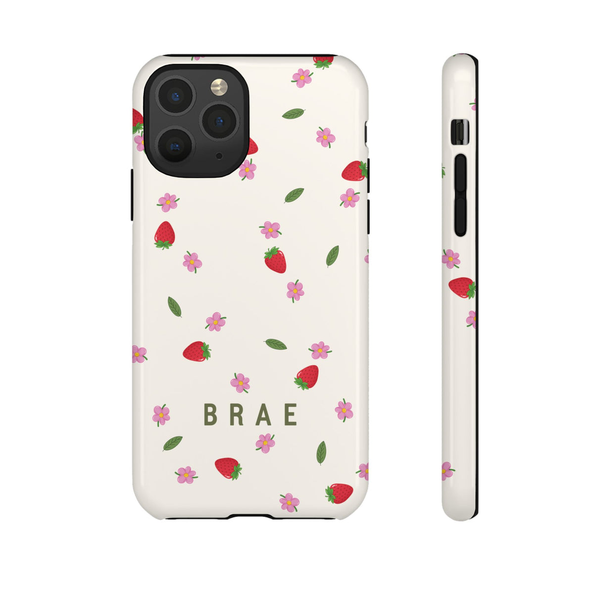 Strawberries and Leaves