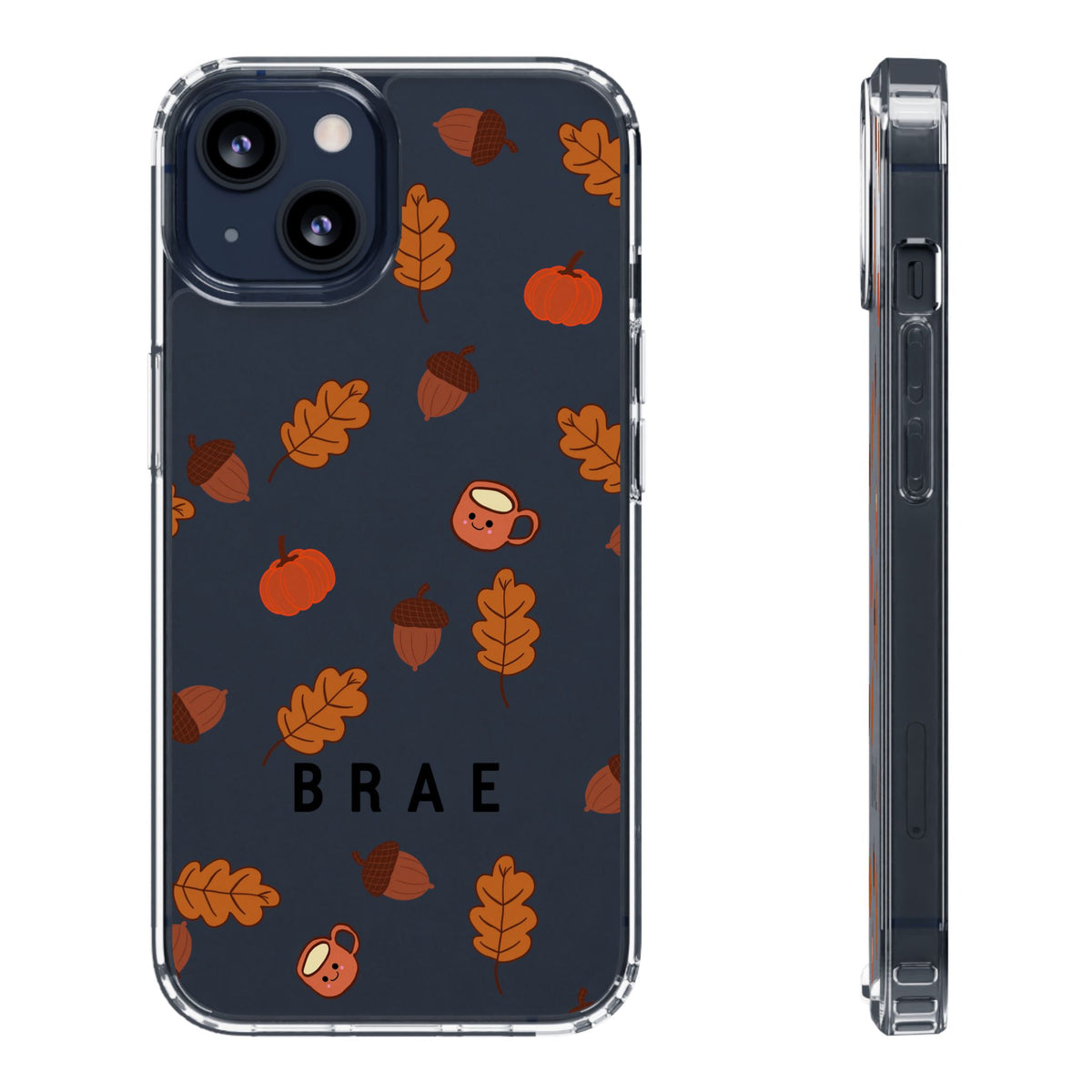 Leaves & Acorns | Clear