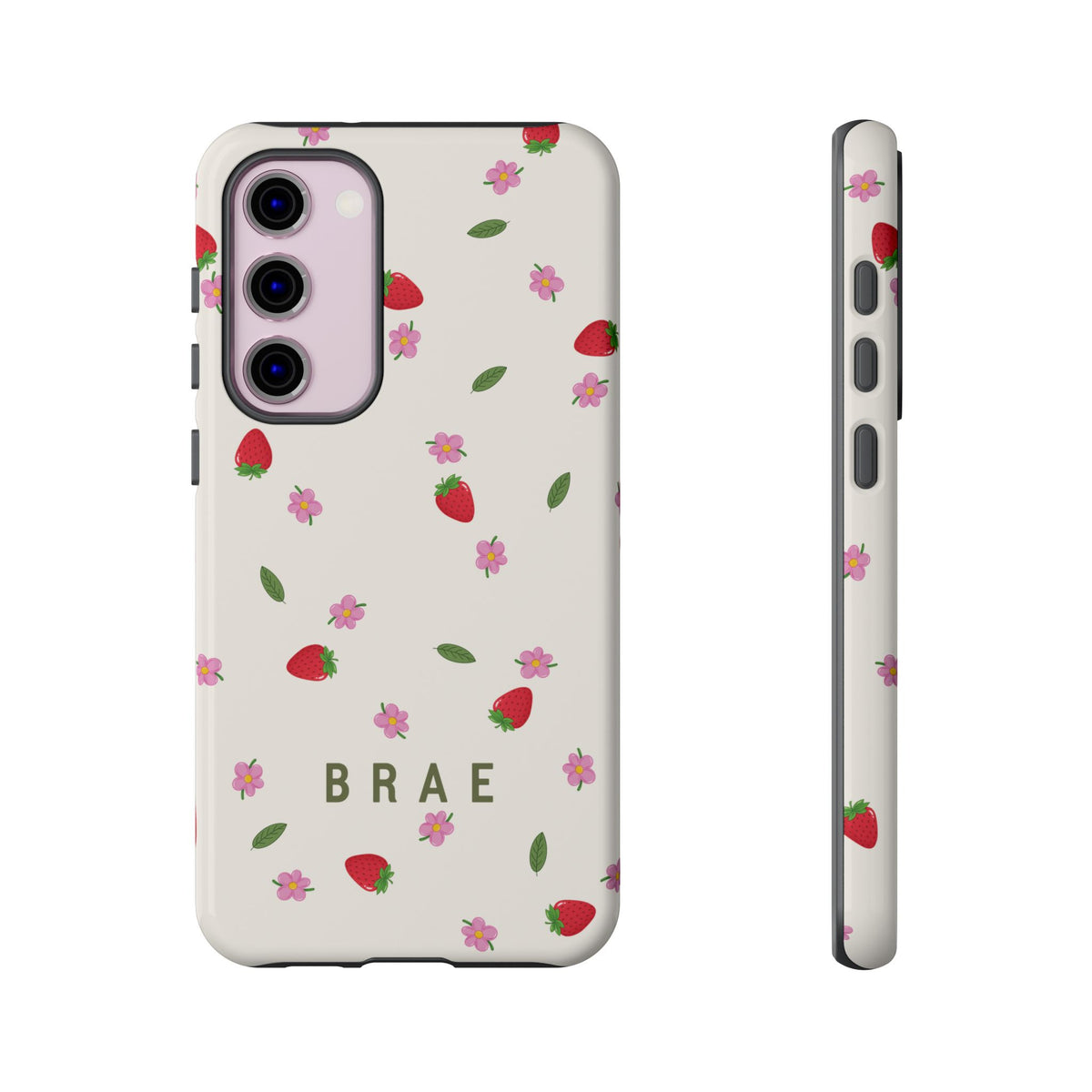 Strawberries and Leaves