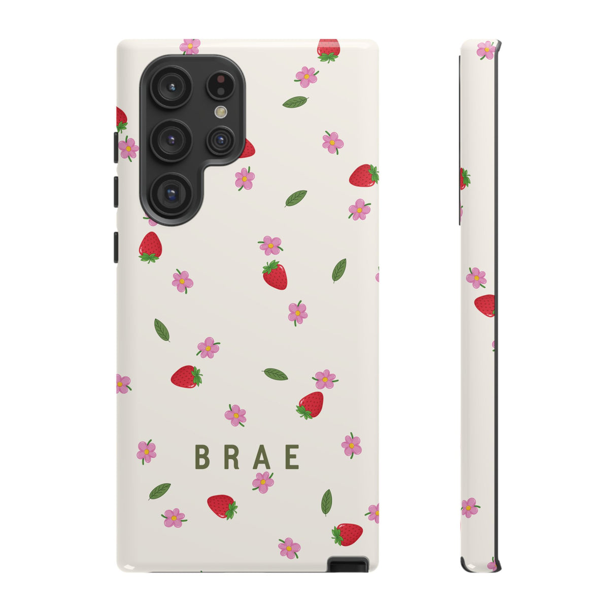 Strawberries and Leaves