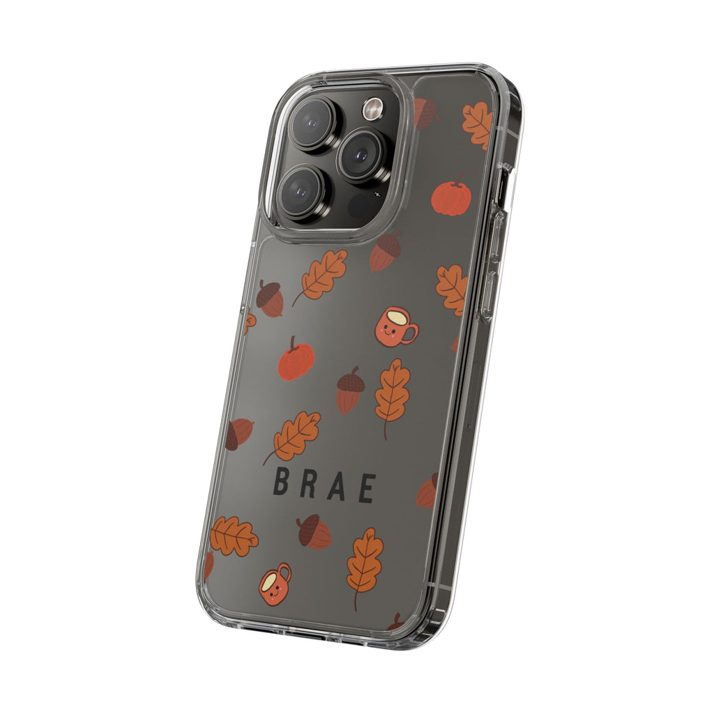 Leaves & Acorns | Clear