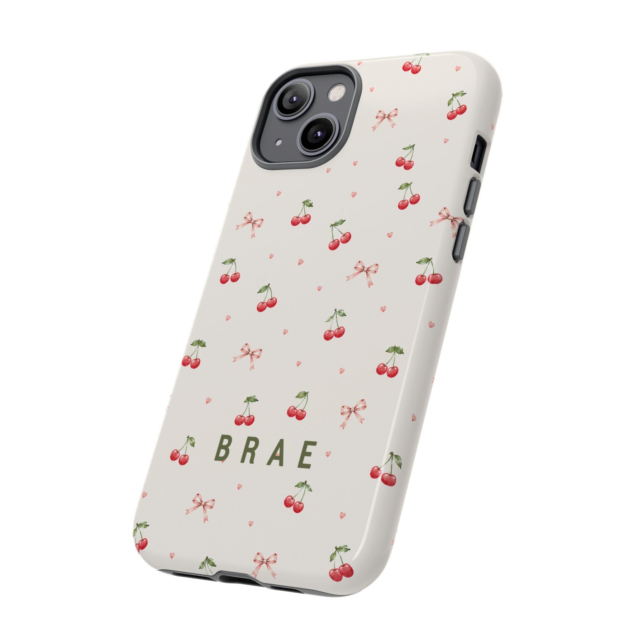 Cherries and Leaves