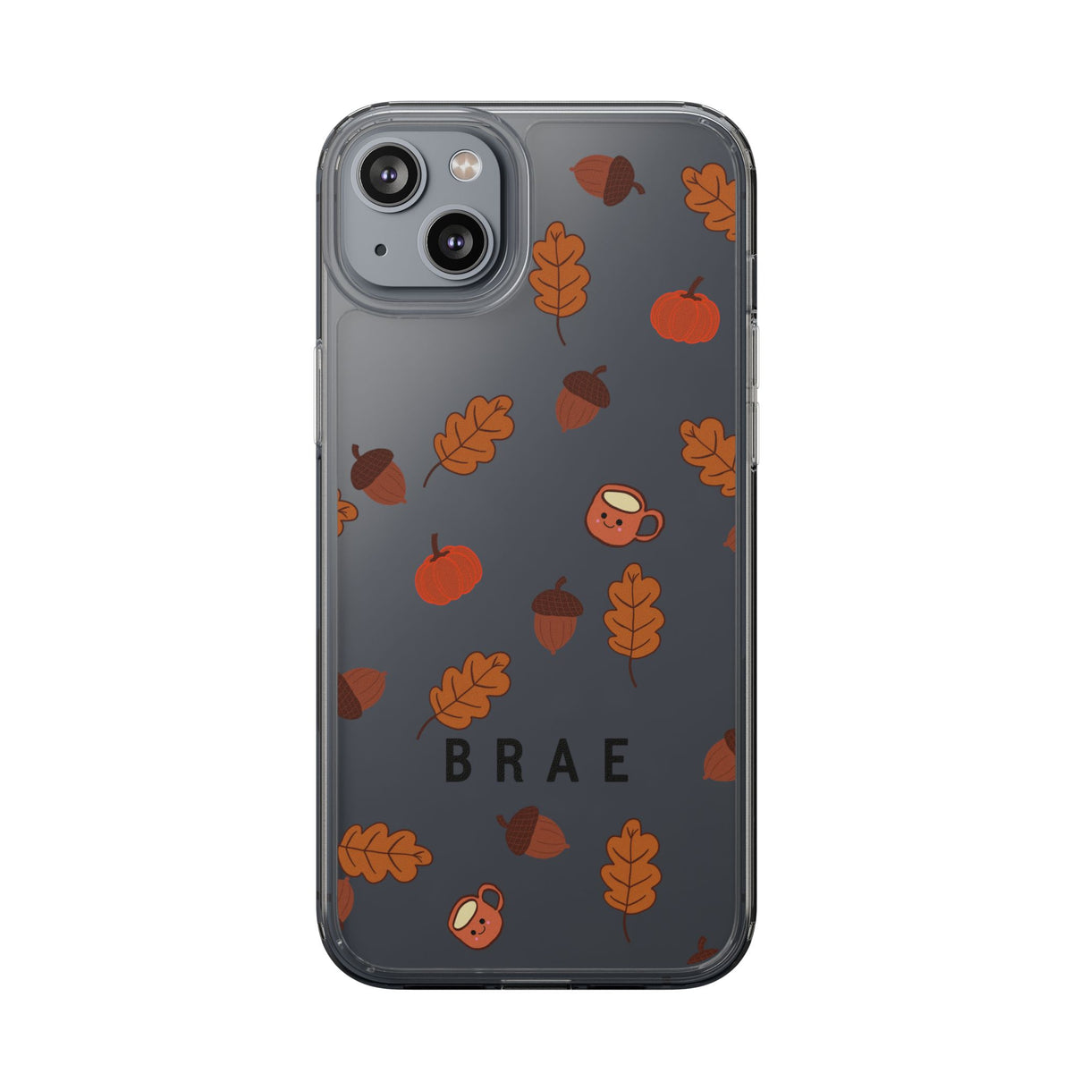 Leaves & Acorns | Clear