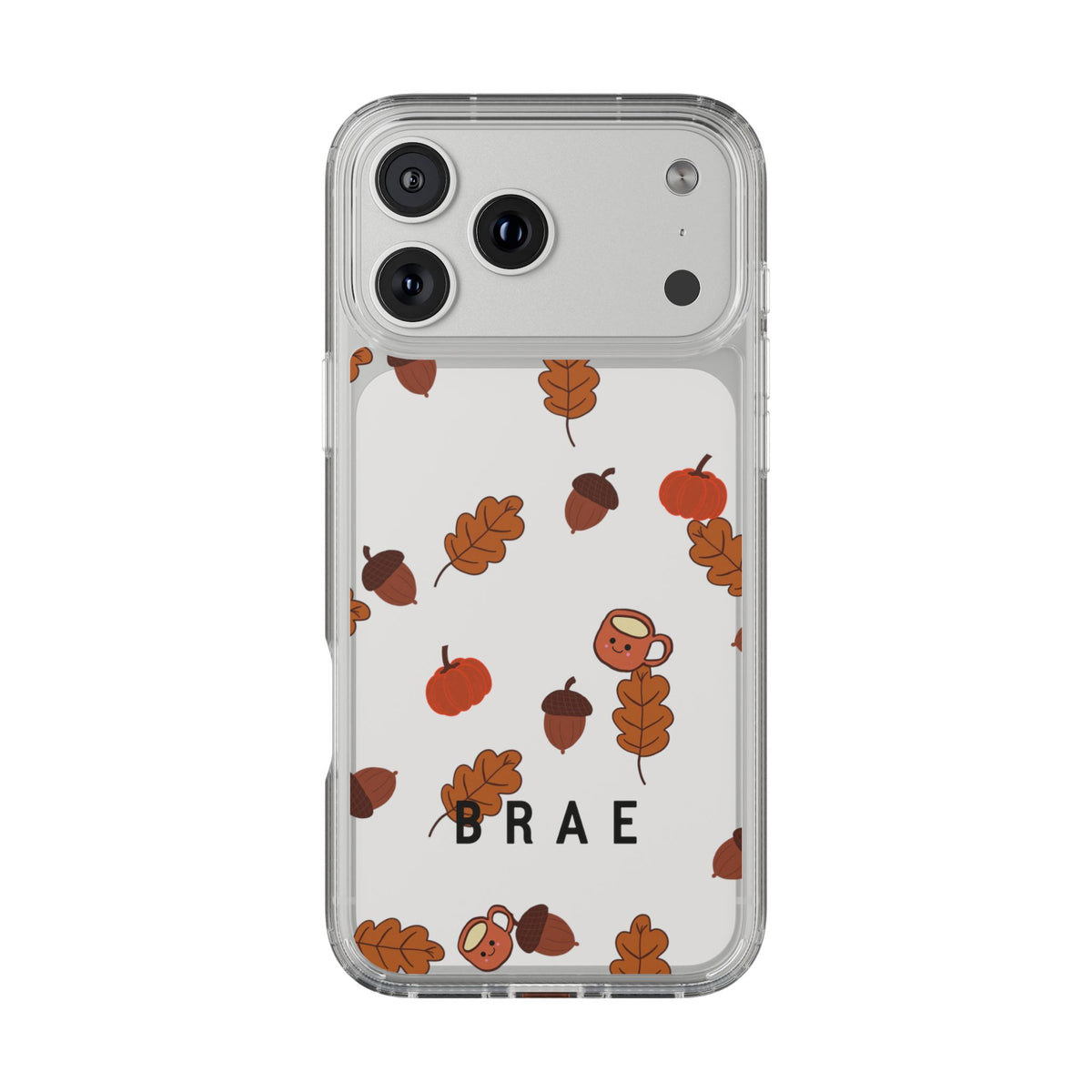Leaves & Acorns | Clear