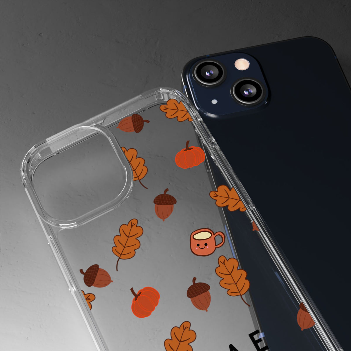 Leaves & Acorns | Clear