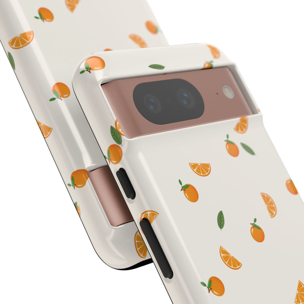 Orange and Leaves
