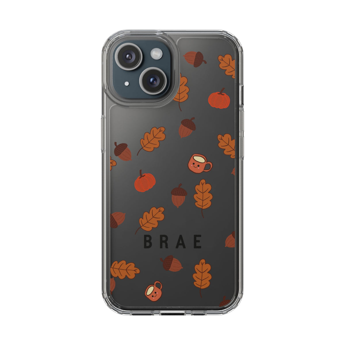 Leaves & Acorns | Clear