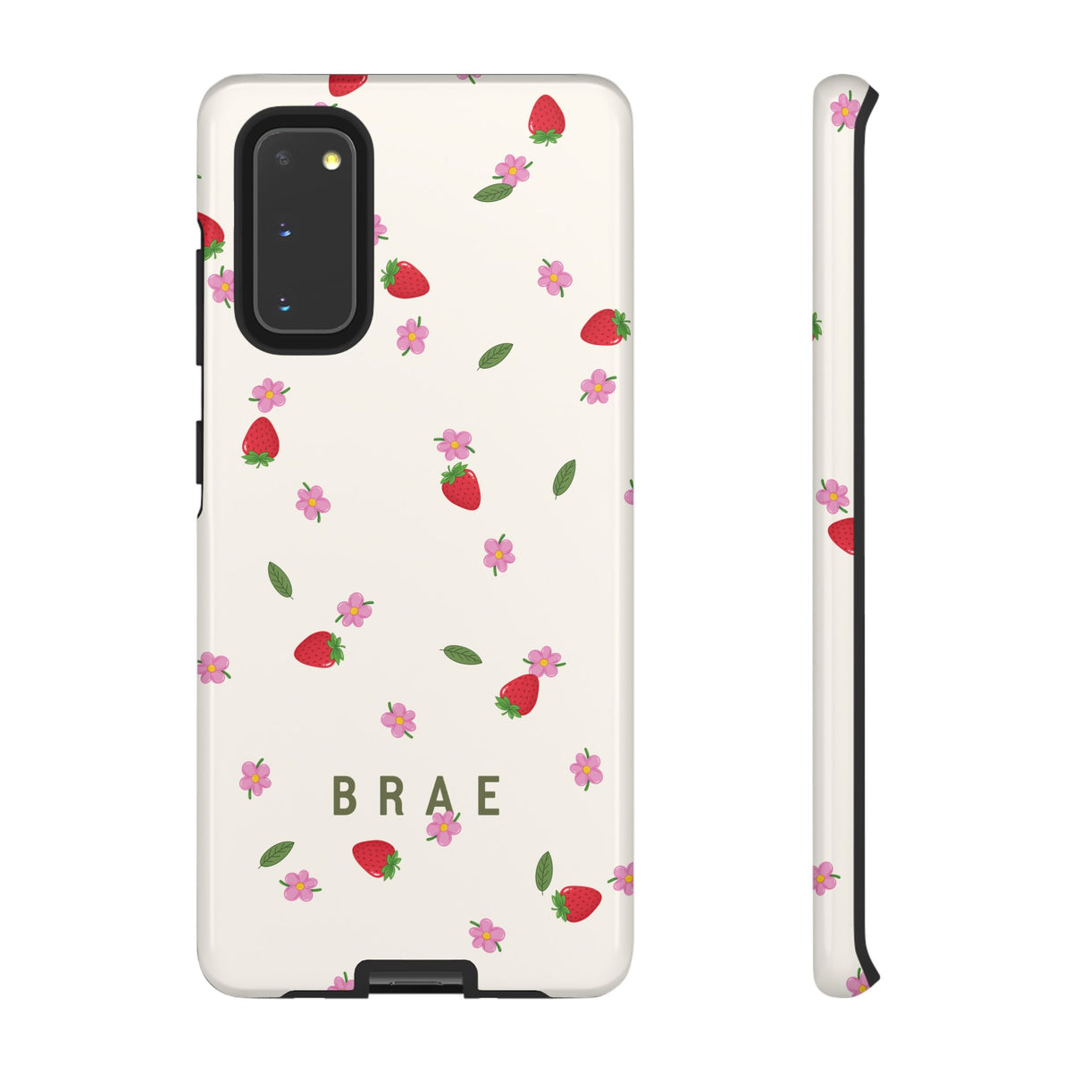 Strawberries and Leaves