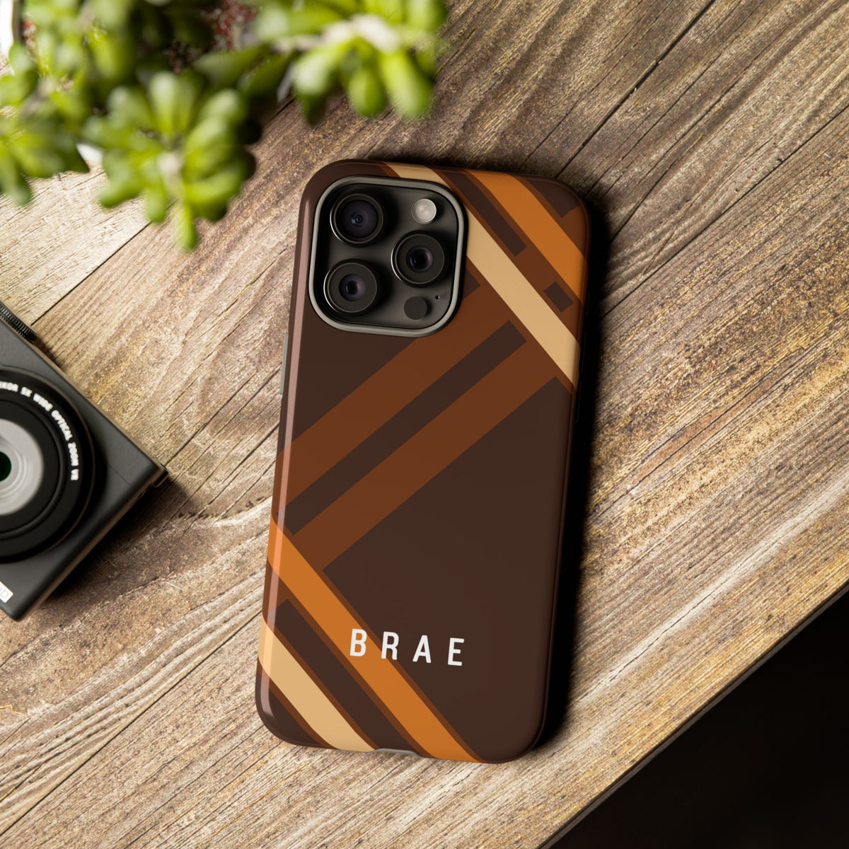 Brown stripes