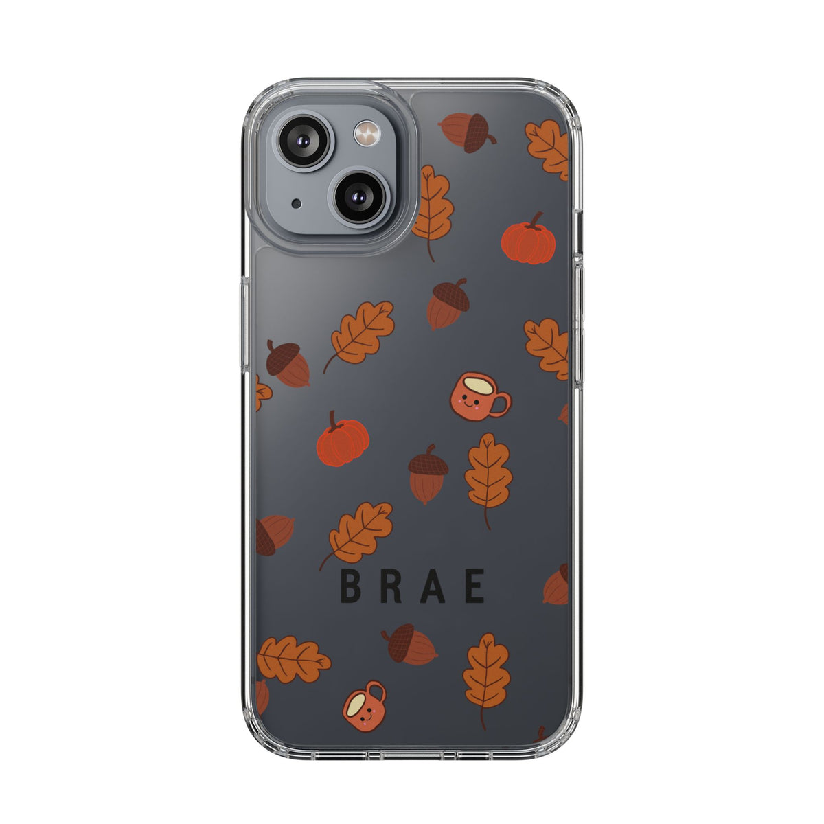 Leaves & Acorns | Clear