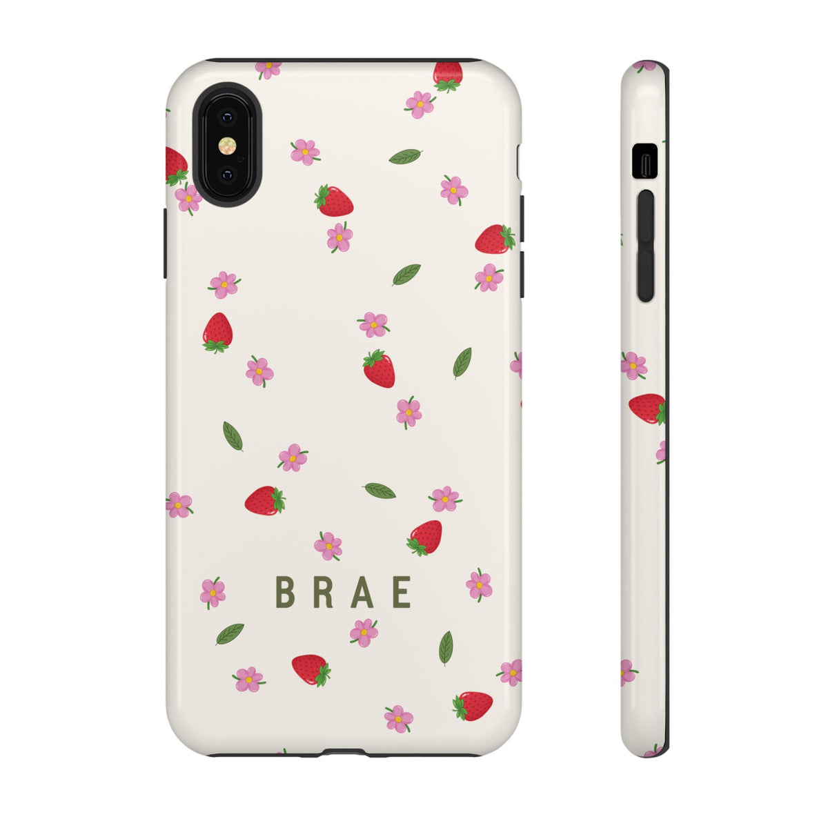 Strawberries and Leaves