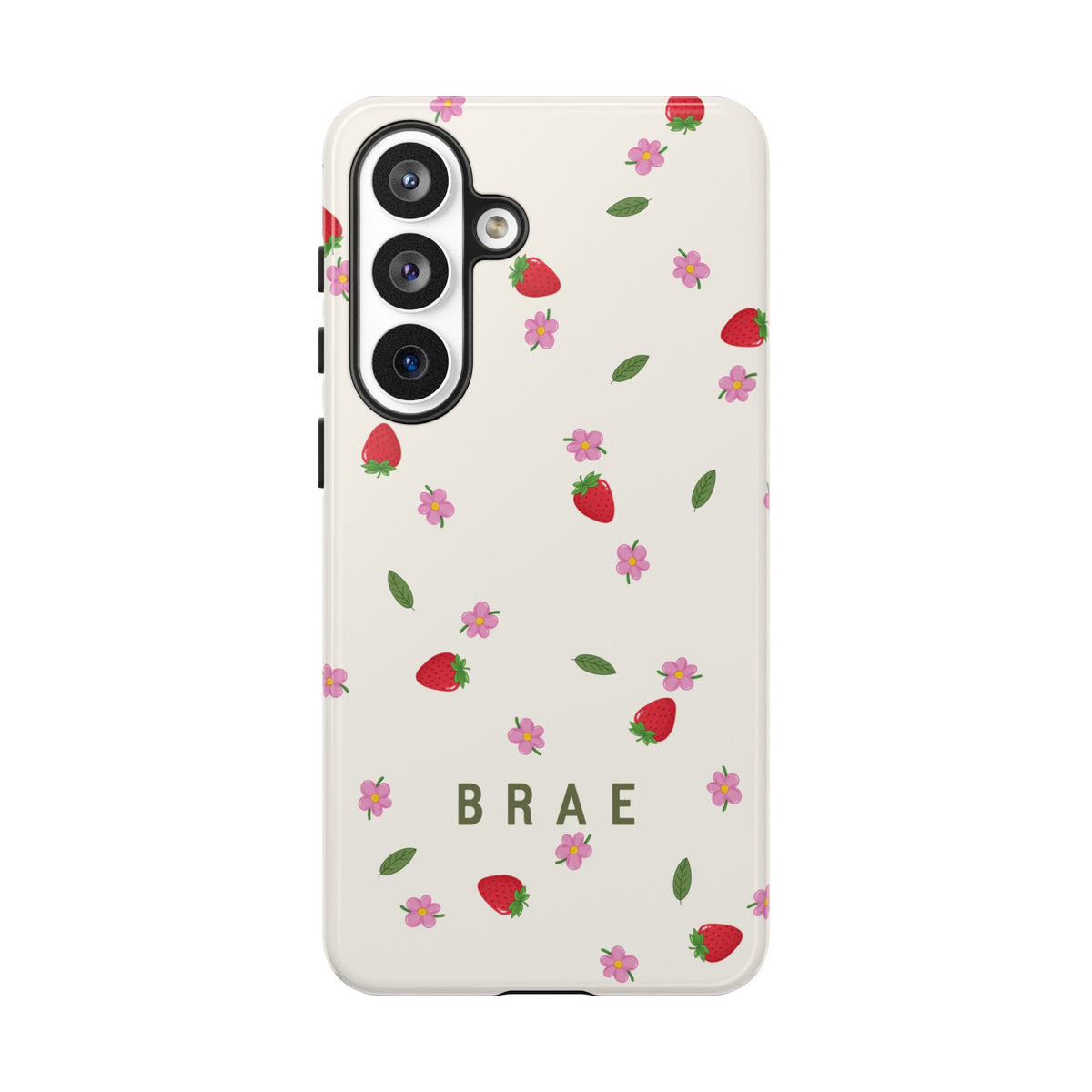 Strawberries and Leaves