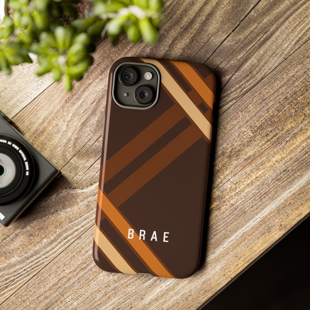 Brown stripes