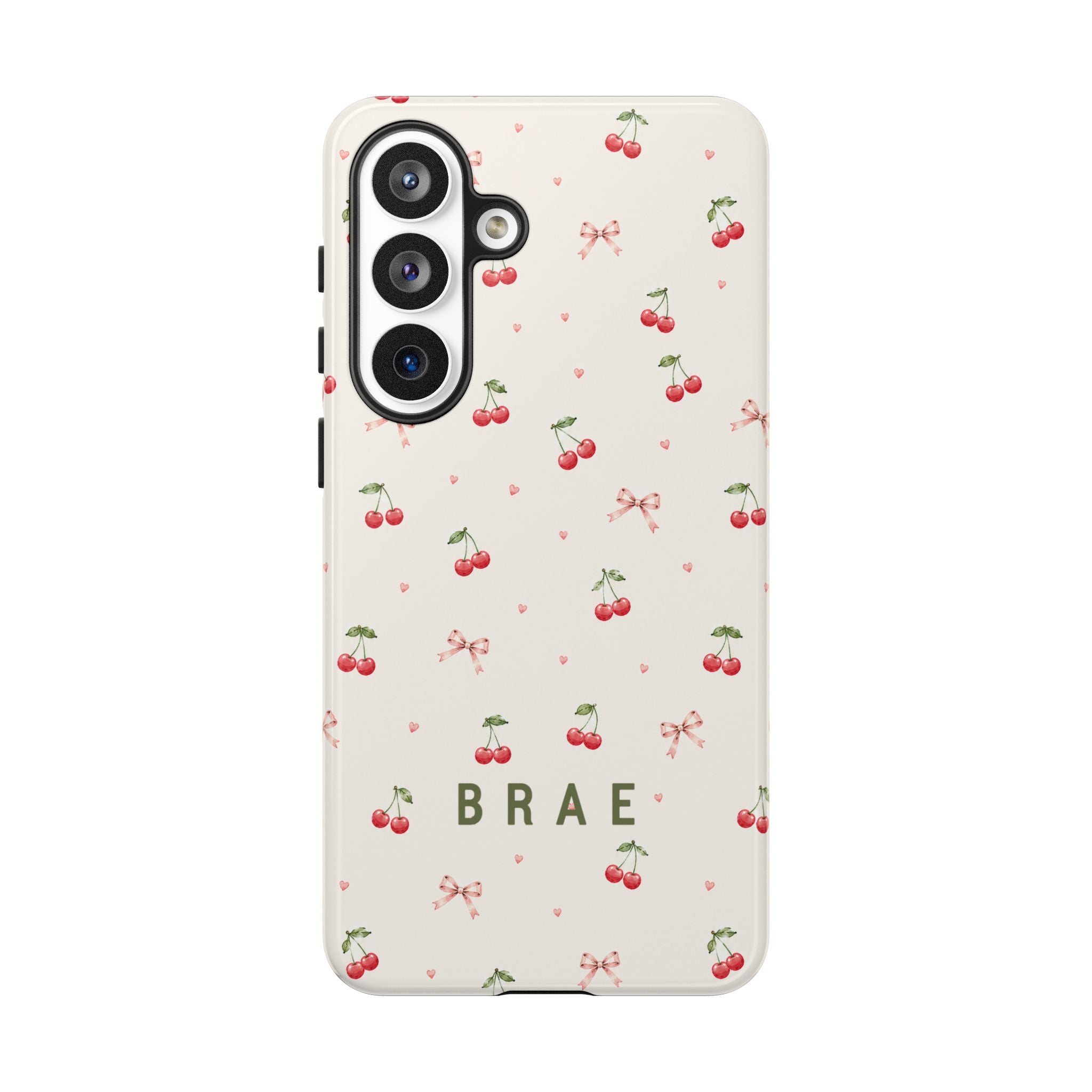 Cherries and Leaves