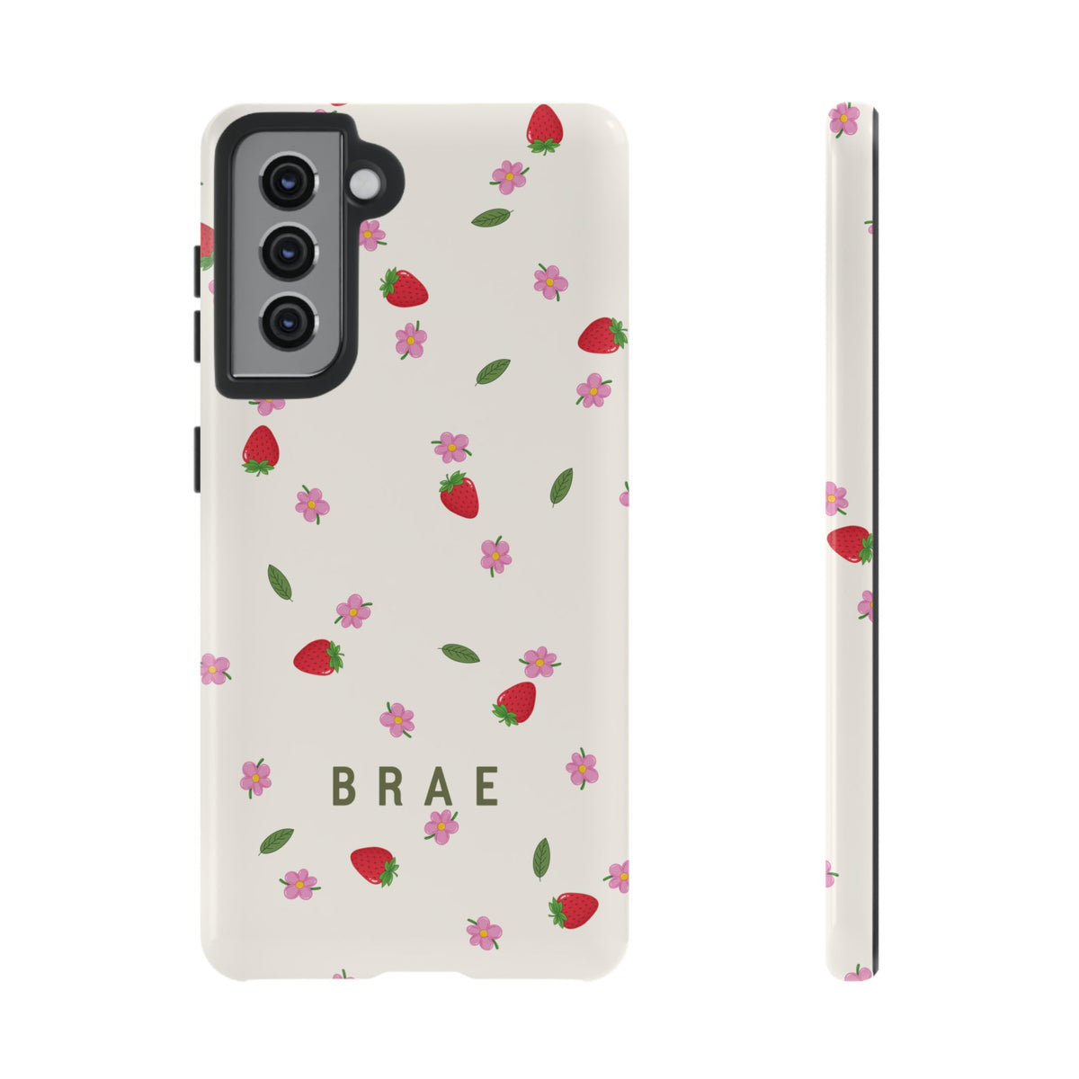 Strawberries and Leaves