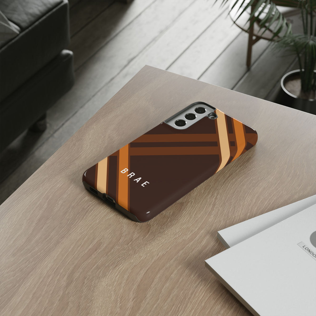 Brown stripes
